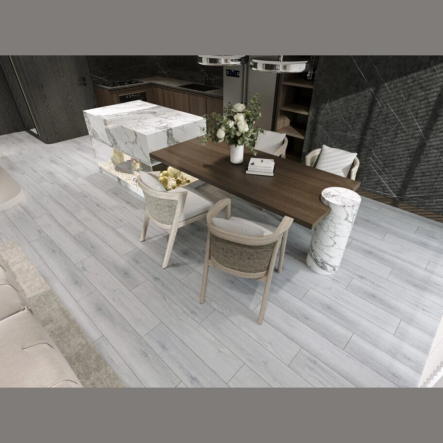 Каменный SPC ламинат EVOFLOOR Home Дуб Серый (1220х183х4)