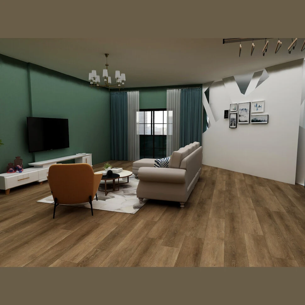 Каменный SPC ламинат Floorwood Genesis HL09 Дуб Церея Cereyа Oak 5 мм с подложкой