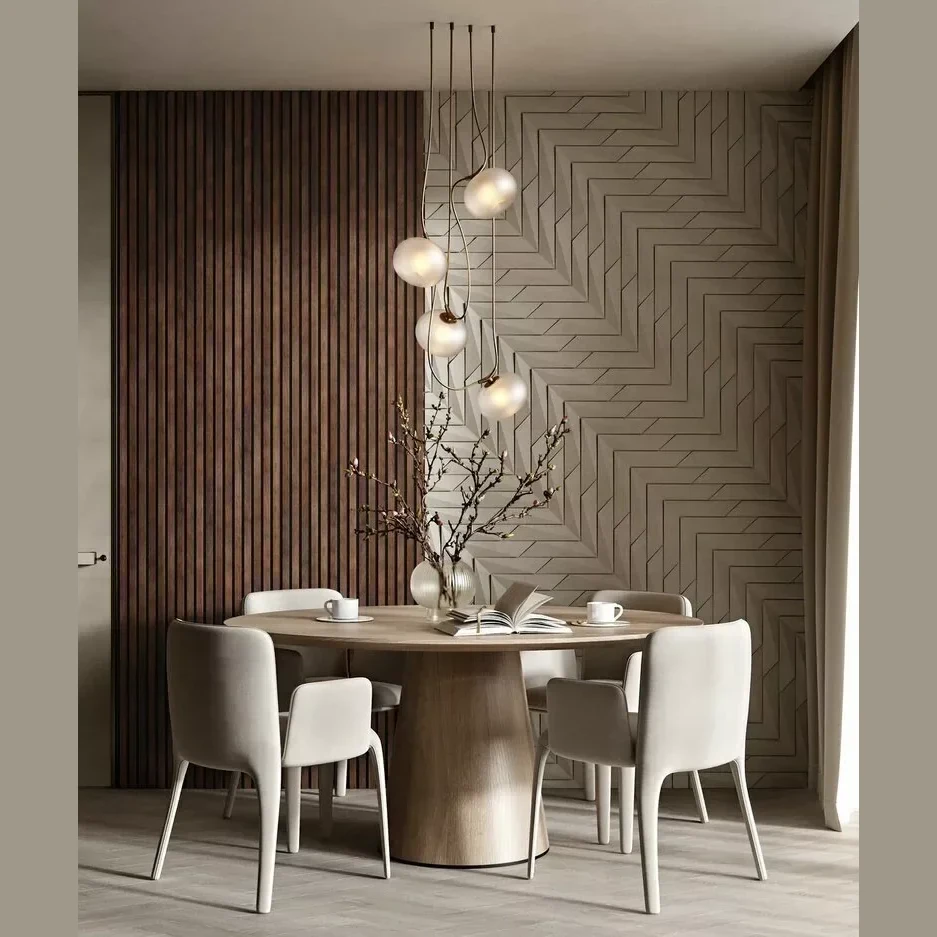 Акустические стеновые панели Cosca Decor, войлок, БАРОН ДУБ ТЕМНЫЙ (600х600 мм)