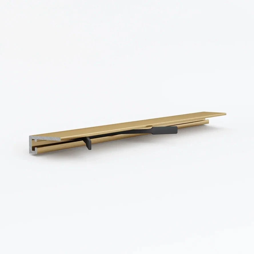 Микроплинтус Laconistiq MICRO 19 ARM Золотой анодированный (2450х19х5,5мм)