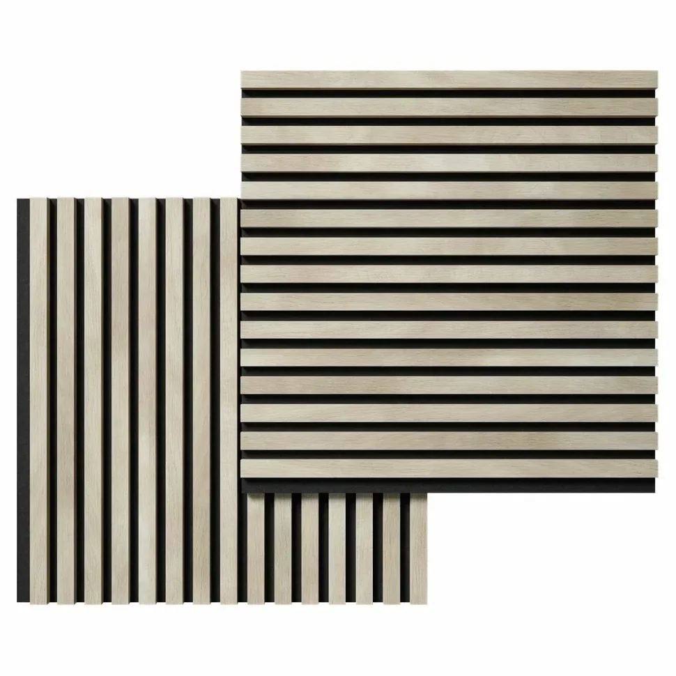 Акустические стеновые панели Cosca Decor, войлок, ЯСЕНЬ КРИСТАЛЛ (600х600 мм)
