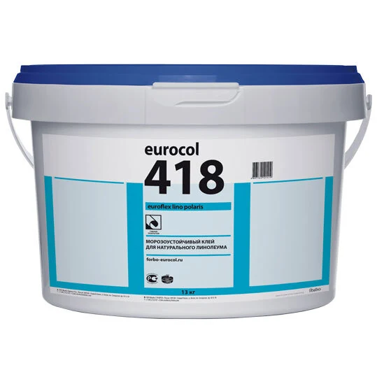 Клей для натуральных покрытий Eurocol 418 Euroflex Lino Polaris 14 кг