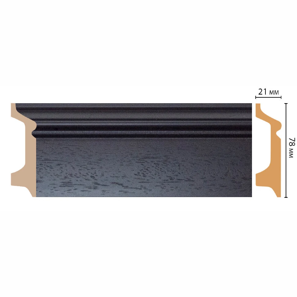 Плинтус напольный DECOMASTER D122-433ДМ (78*21*2400мм)