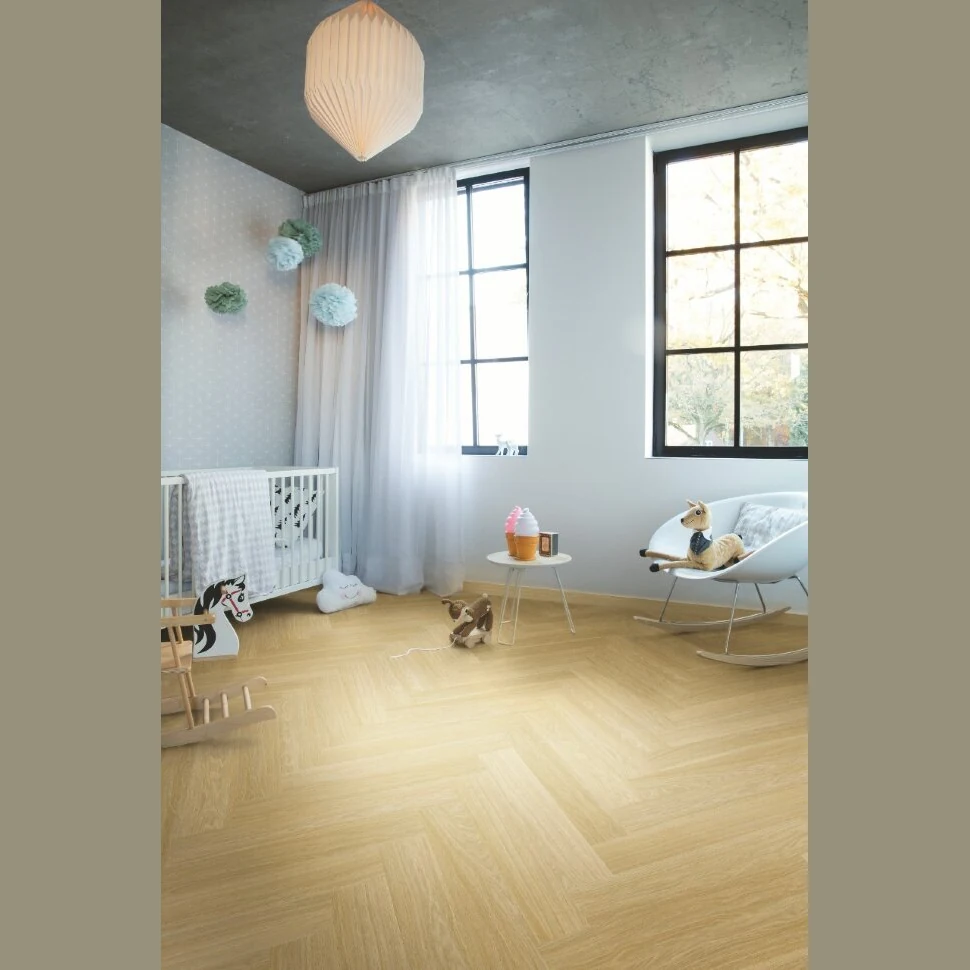 Плитка ПВХ Quick Step Vinyl Flex Pristine Дуб безмятежный натуральный средний SGHBC20332 (740x129x2,5 мм)