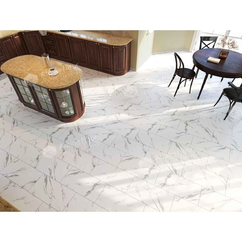 Кварцвиниловая клеевая плитка Alpine Floor LIGHT STONE Делмар ECO-15-19