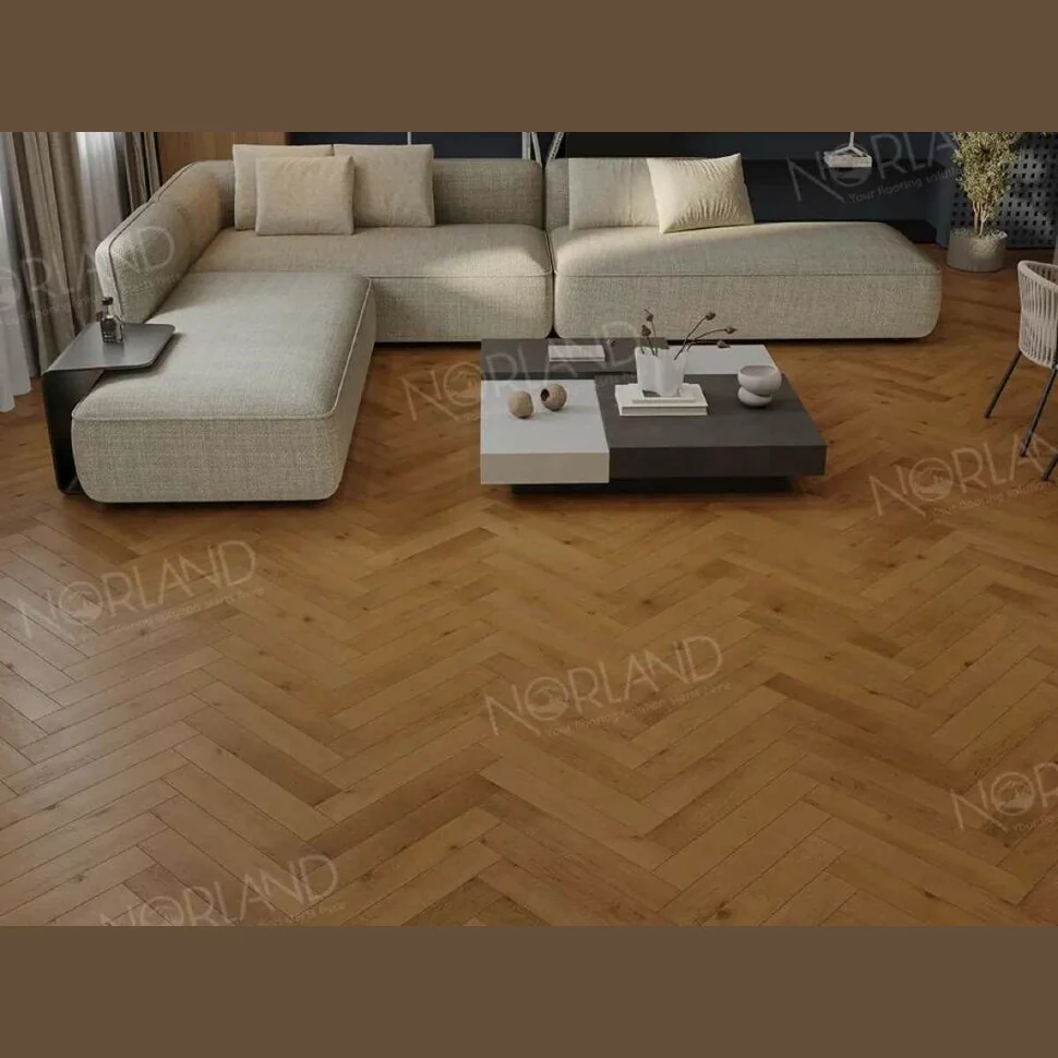 Ламинат NORLAND Herringbone Elegant Strong Дуб Помона LF304-13 (600х100х12 мм)