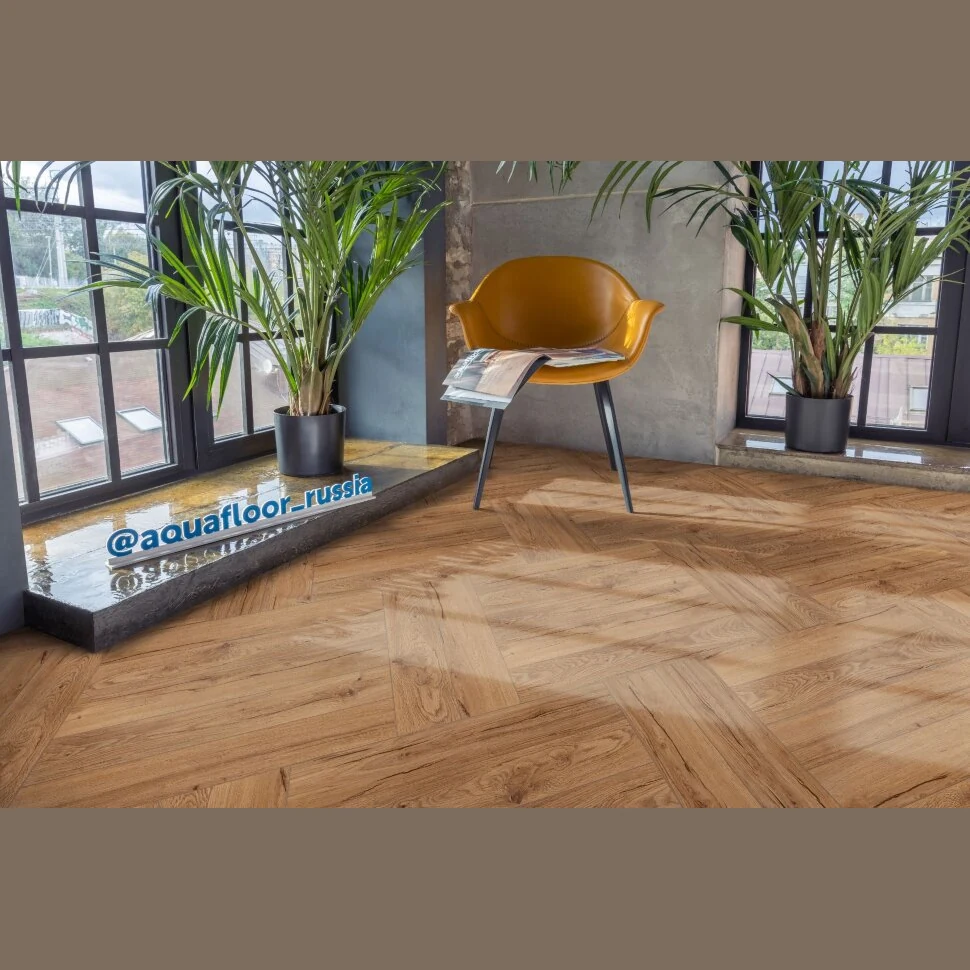 Виниловый SPC ламинат AQUAFLOOR Space Parquet Light (Click) AF4501PQL (610x122x4.5 мм)