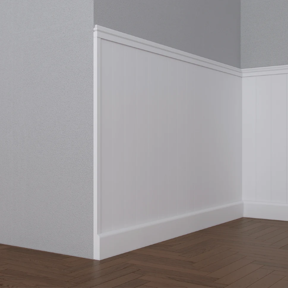 Торцевой элемент для стеновой панели МДФ под покраску Madest Decor (2 400х27х16 мм) 1 шт.