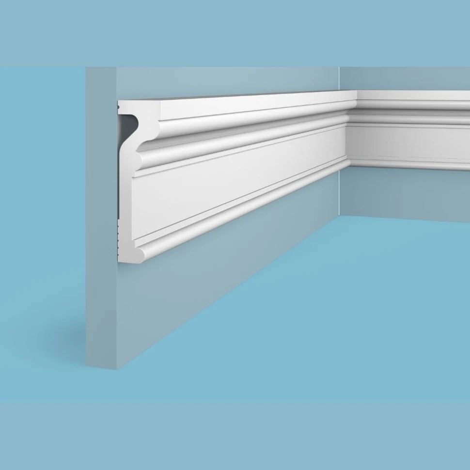 Декоративный молдинг для стен Cosca Decor MX045, 91х27x2000, экополимер