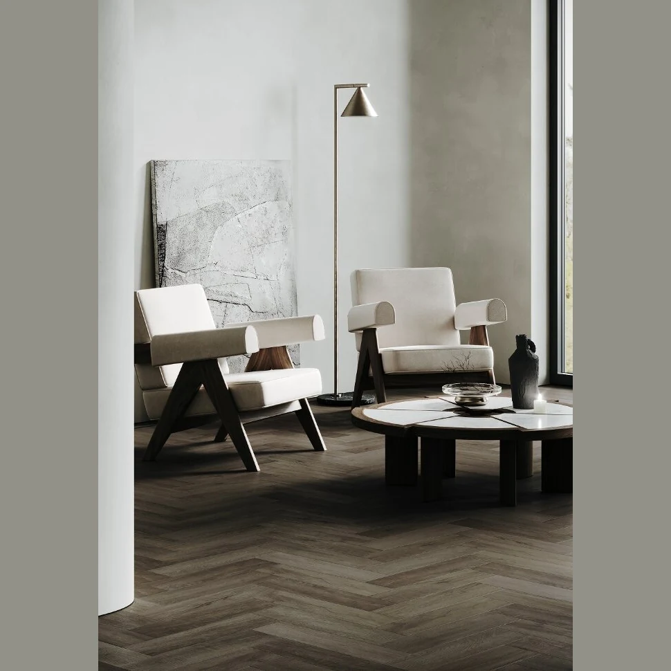 Кварцевый SPC ламинат Home Expert Parquet Design Дуб Макиато 44-5001-3 (400х100х4,5мм)