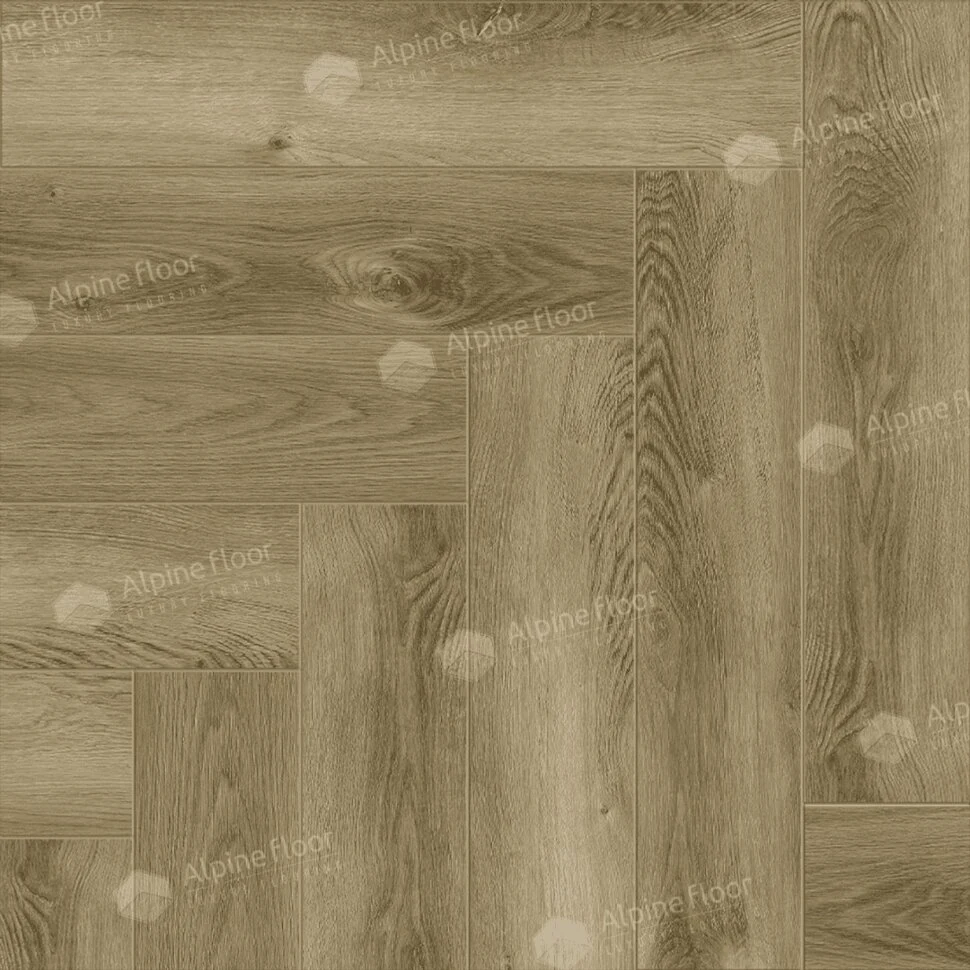 Кварцвиниловая клеевая плитка Alpine Floor Parquet LVT Дуб Кастор ECO 16-34