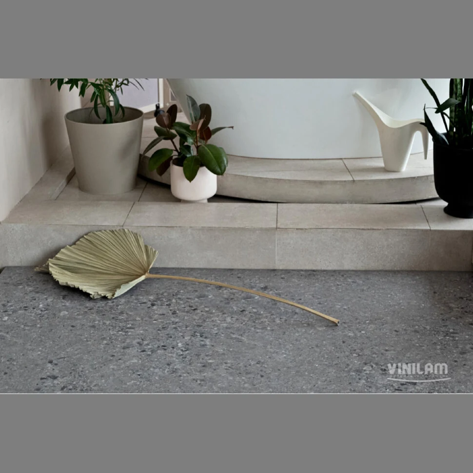 Виниловый ламинат CERAMO VINILAM XXL STONE GLUE 2.5 мм 71613 Терраццо (4.513) клеевой