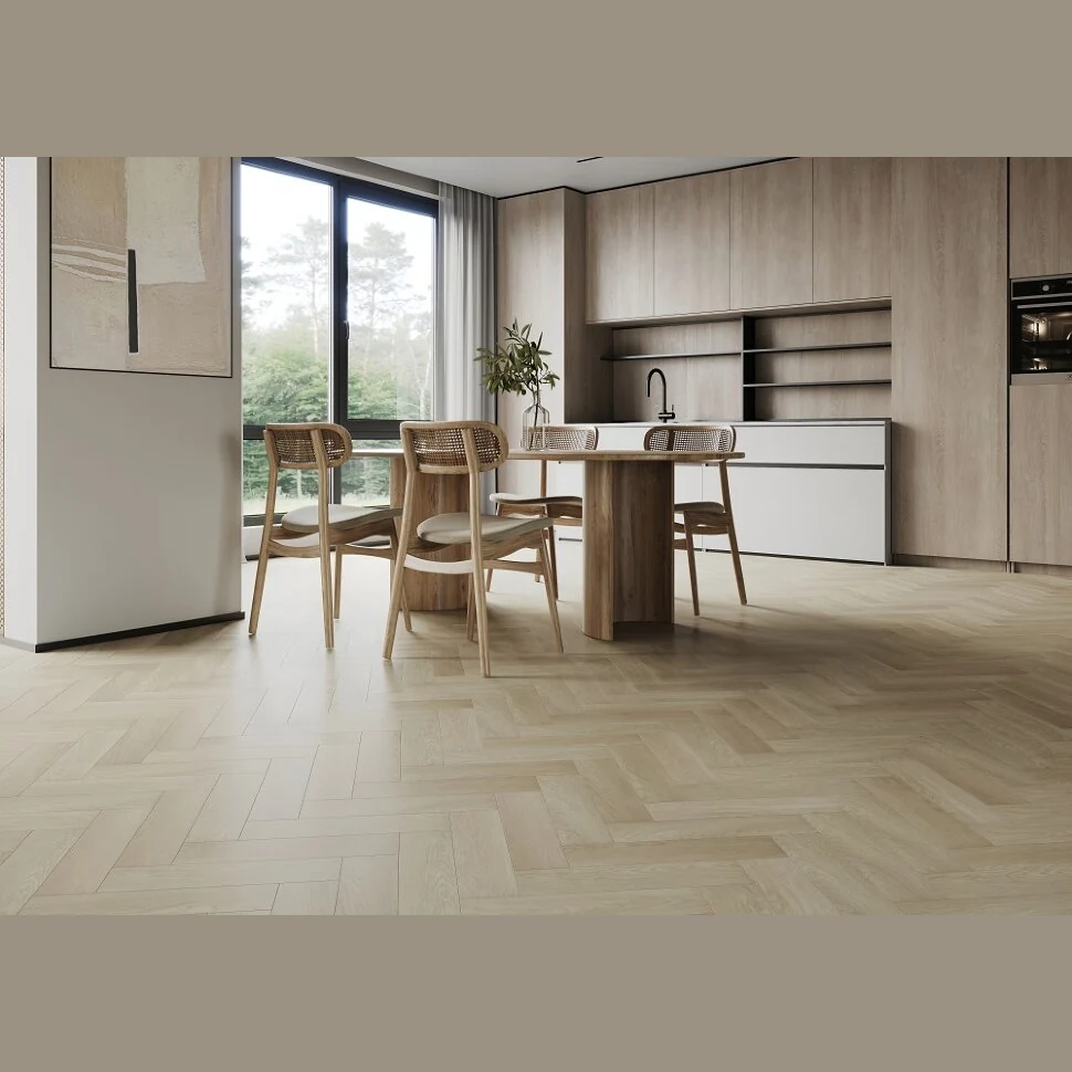 Кварцевый SPC ламинат Home Expert Parquet Design Дуб Английский 44-6191-28 (400х100х4,5мм)