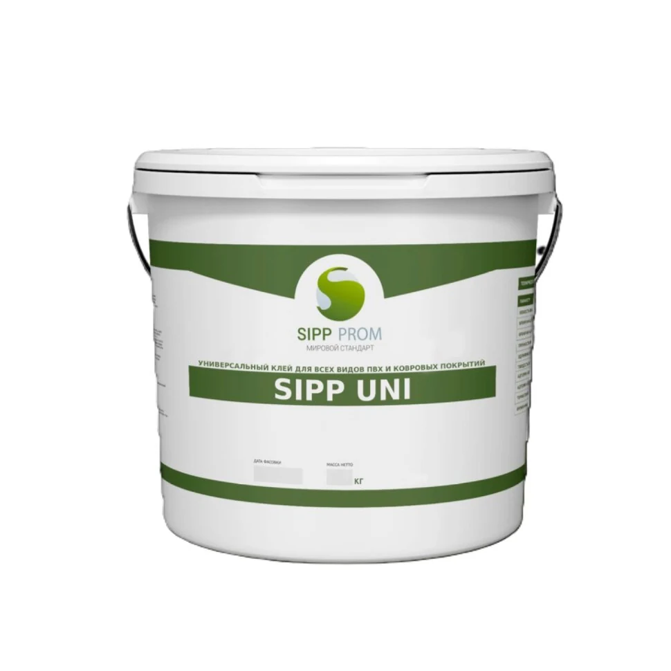 Клей для гибких напольных покрытий SIPP UNI 14 кг
