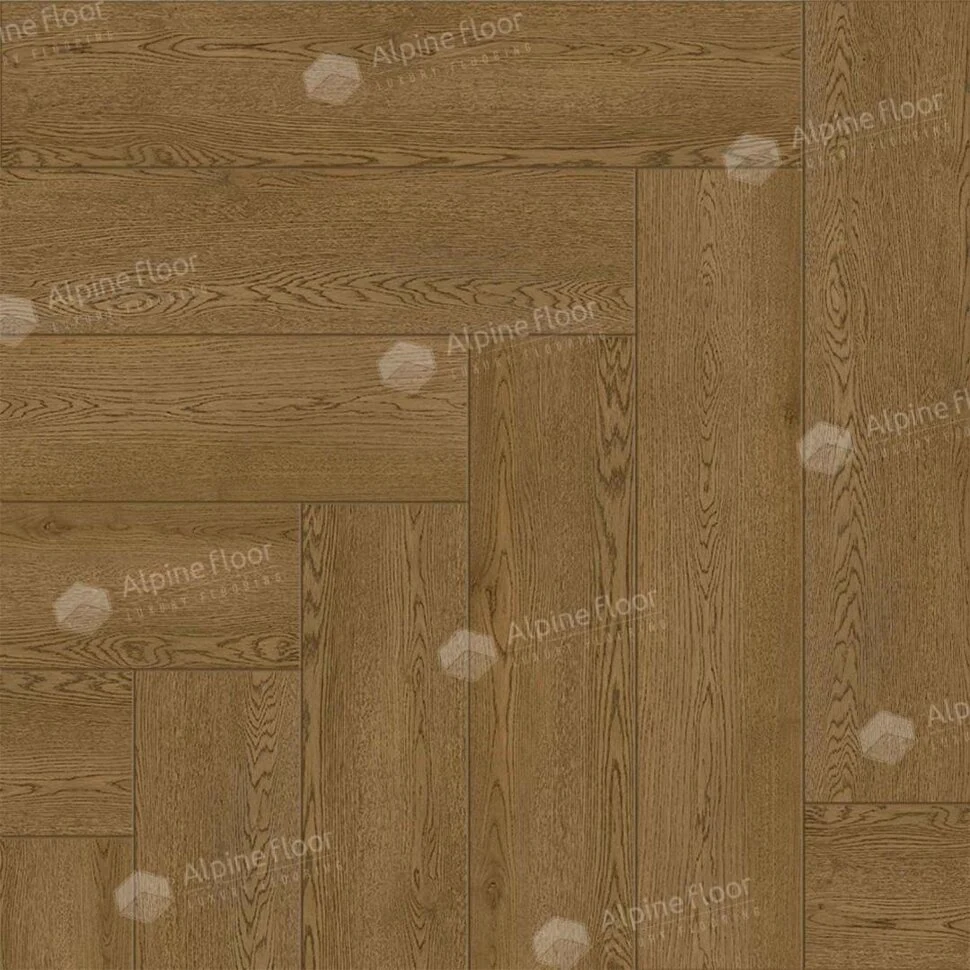 Кварцвиниловая клеевая плитка Alpine Floor Parquet LVT Дуб Селена ECO 16-32