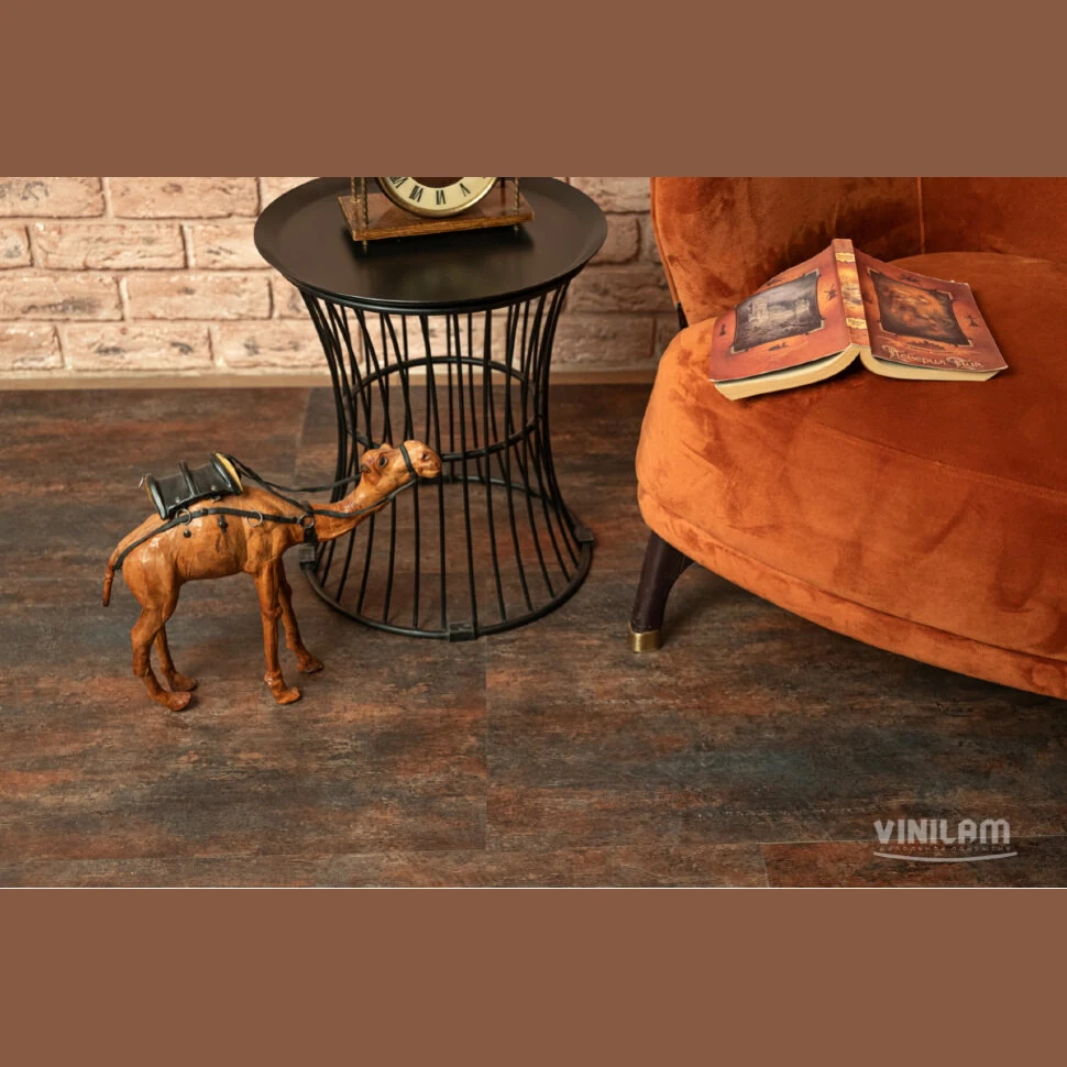 Виниловый ламинат CERAMO VINILAM XXL STONE GLUE 2.5 мм 71617 Керамическая Сталь (4.513) клеевой