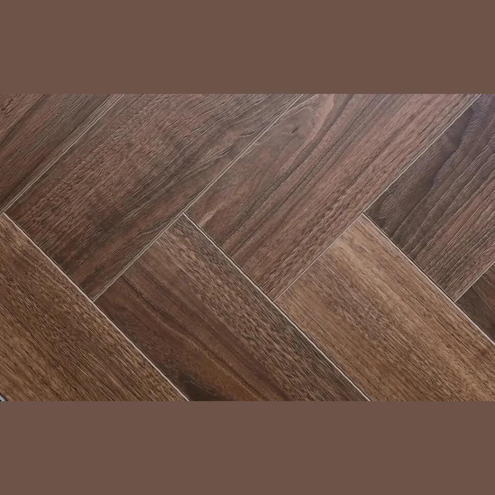 Каменный SPC ламинат FirmFit Herringbone Орех американский CW-3290