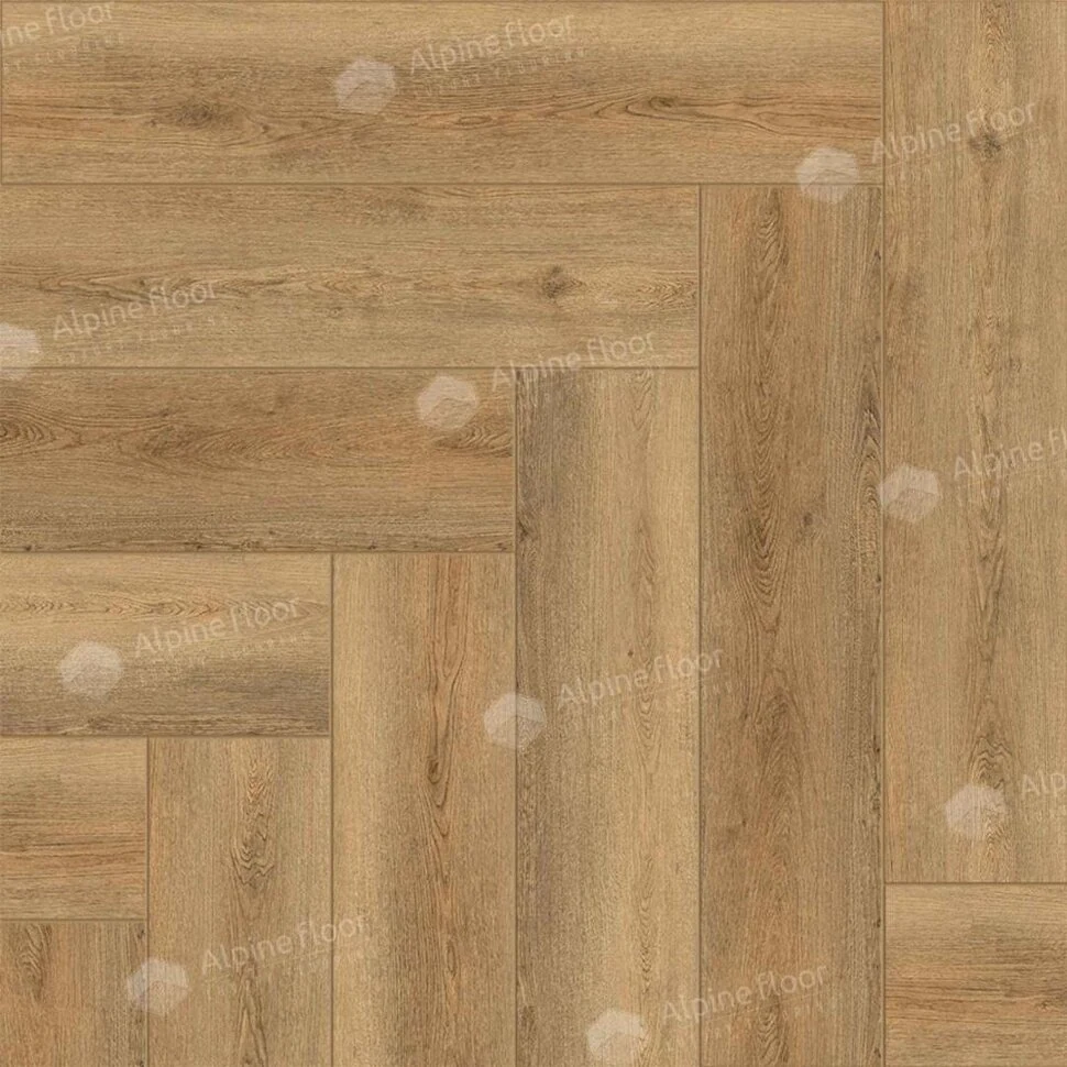 Кварцвиниловая клеевая плитка Alpine Floor Parquet LVT Дуб Буна ECO 16-30