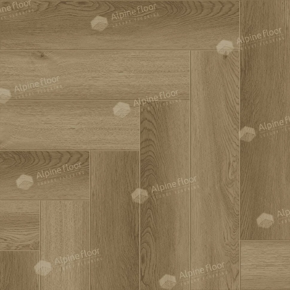 Кварцвиниловая клеевая плитка Alpine Floor Parquet LVT Дуб Поллукс ECO 16-28