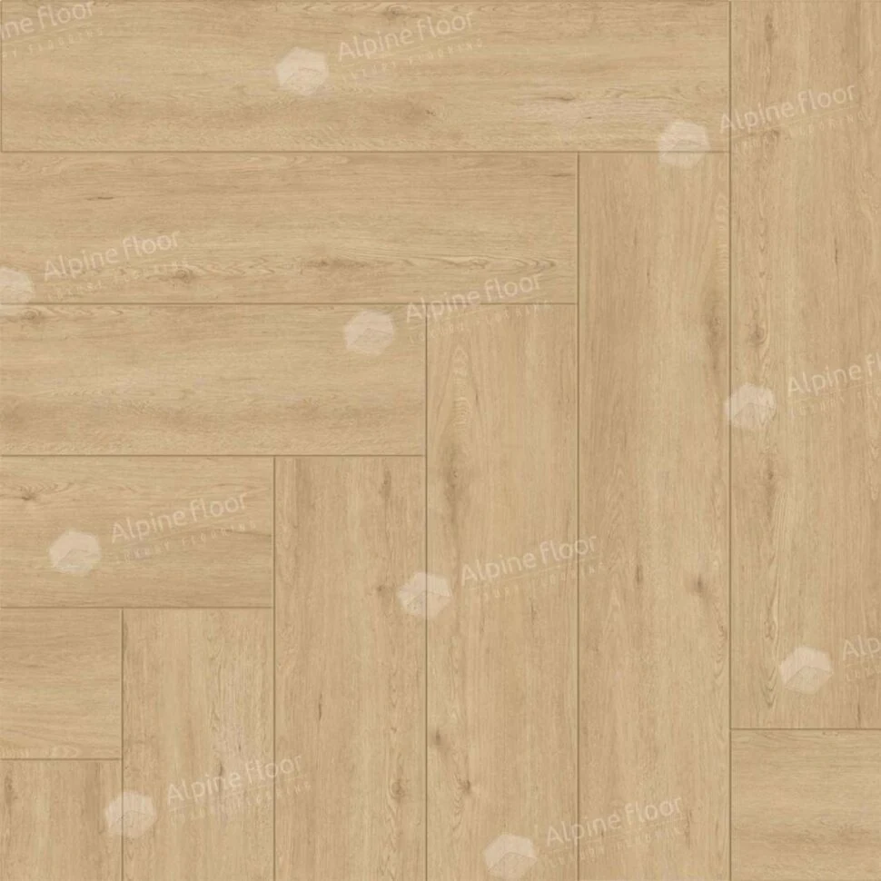 Кварцвиниловая клеевая плитка Alpine Floor Parquet LVT Дуб Лесат ECO 16-26