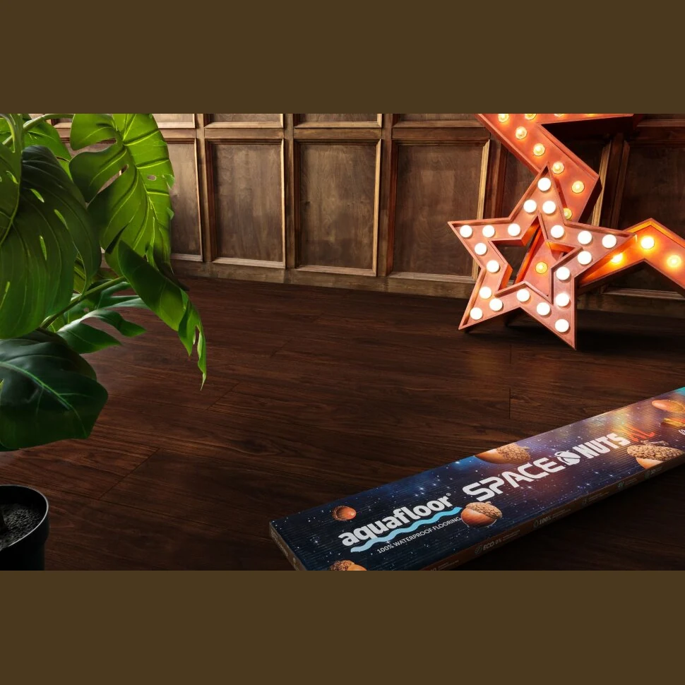 Виниловый SPC ламинат AQUAFLOOR (Click) Space Nuts XL AF4080NXL (1520x220x4 мм)