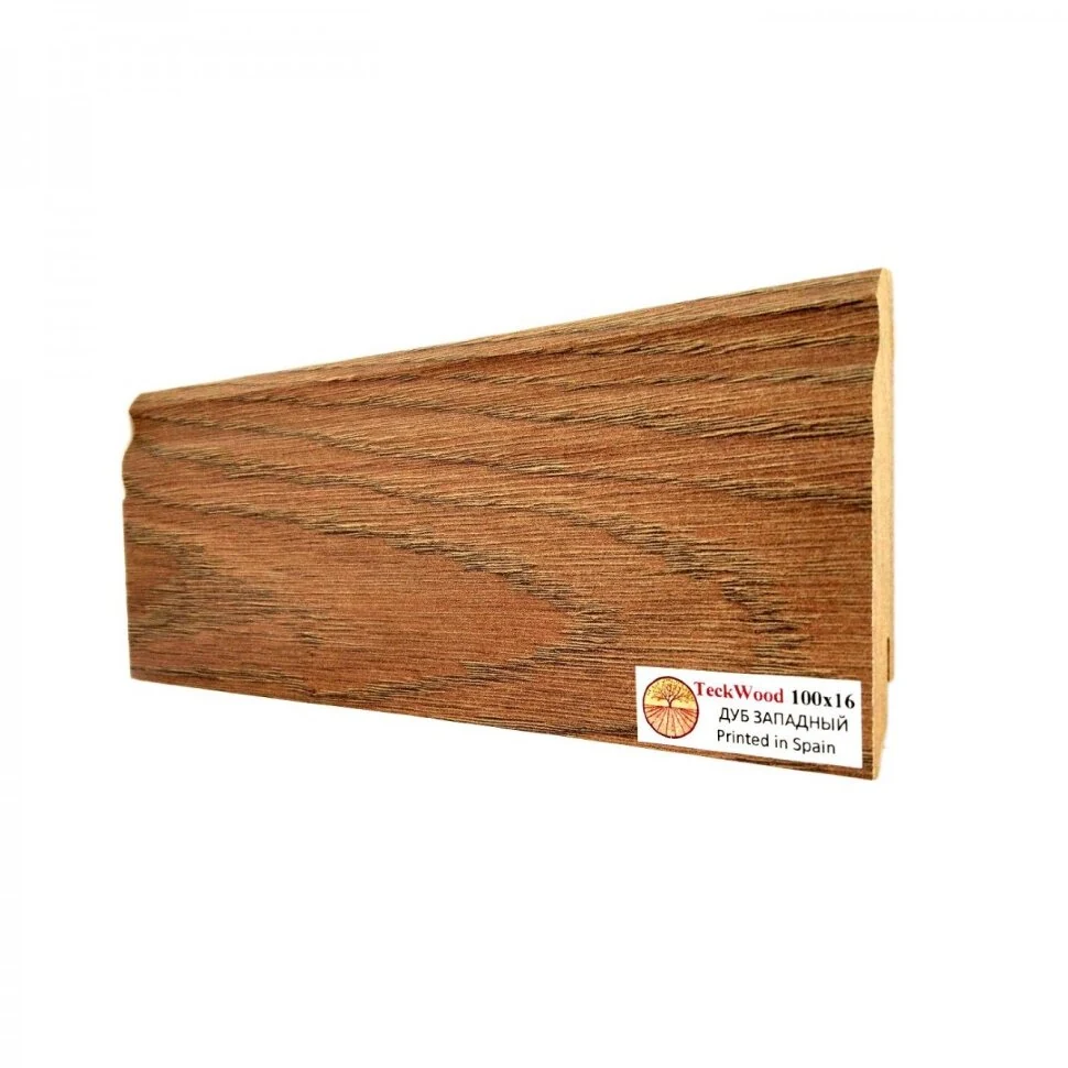 Плинтус Teckwood Дуб Западный (Oak West) 100мм