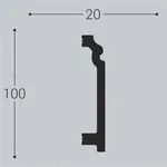 Завершающий элемент П 4 (50х20х100 мм)