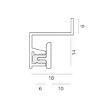 Теневой плинтус Ликорн для подсветки С-12.2.3