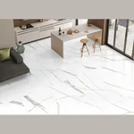 Керамогранит NTCeramic Marmo Maritaca Statuario Ultra White NTT99513M (60х120 см)