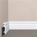Плинтус напольный Bello Deco П14 90-19 с монтажной планкой (2000х19х90 мм)