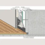Теневой плинтус Laconistiq REGULAR Чёрный анодированный (45х15х3000 мм)