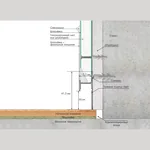 Теневой плинтус Laconistiq LIGHT под подсветку Чёрный анодированный (41,3х15х3000мм)