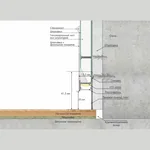 Теневой плинтус Laconistiq LIGHT под подсветку Чёрный анодированный (41,3х15х3000мм)