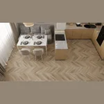 Кварцвиниловая клеевая плитка Alpine Floor CHEVRON ALPINE LVT Дуб Синистра ECO 20-6