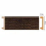 Плинтус напольный DECOMASTER D235-966 ДМ (80*17*2400мм)