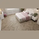Кварцвиниловая клеевая плитка Alpine Floor CHEVRON ALPINE LVT Дуб Натуральный Отбеленный ECO 20-3