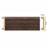 Плинтус напольный DECOMASTER D235-81 ДМ (80*17*2400мм)