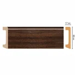 Плинтус напольный DECOMASTER D235-438/20ДМ (80*17*2400мм)