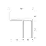 Угловой профиль Ликорн (закладная) для монтажа на черновом этапе ремонта С-10.2.1