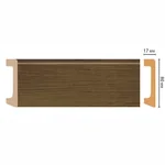 Плинтус напольный DECOMASTER D235-88 ДМ (80*17*2400мм)