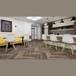Каменный SPC ламинат Ensten Valland Parquet ECO 103-02 Каштан (600х125х4мм)
