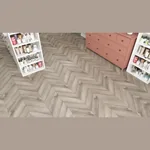 Кварцвиниловая клеевая плитка Alpine Floor CHEVRON ALPINE LVT Дуб Исида 20-8