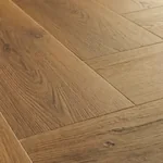 Жесткая ПВХ плитка QUICK-STEP ALPHA VINYL CIRO, ёлка, Эко карамельный AVHBU40364 (630х126х5+1мм)
