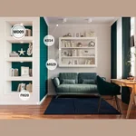 Декоративный молдинг для стен Cosca Decor MX009, 38х18x2000, экополимер
