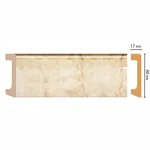 Плинтус напольный DECOMASTER D235-80 ДМ (80*17*2400мм)