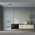 Декоративный молдинг для стен Cosca Decor MX001, 26х12x2000, экополимер