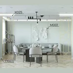 Декоративный молдинг для стен Cosca Decor MX001, 26х12x2000, экополимер