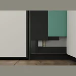 Теневая рейка Laconistiq micro (скрытый наличник) RAL 9016 черный муар (93х15,7х3000мм)