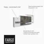 Плинтус SPC FARGO 366-1B Дуб Рустик Серый 2200*80*11мм