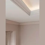 Потолочный плинтус Cosca Decor KX029, 55х39x2000, экополимер